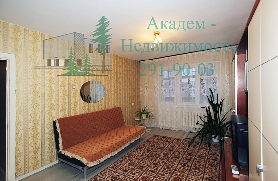1 комнатная квартира в Академгородке Новосибирска аренда Иванова 34 