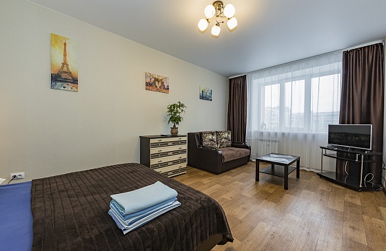 Продаётся однокомнатная квартира в Академгородке Новосибирска  с новым ремонтом в новом доме на Российской 21