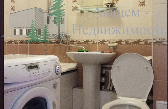Сдаётся однокомнатная квартира на Шлюзе в Академгородке Новосибирска на Тружеников 7.