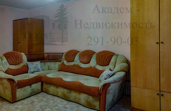 Снять двухкомнатную в Академгородке рядом с гимназией Горностай на Полевой 6